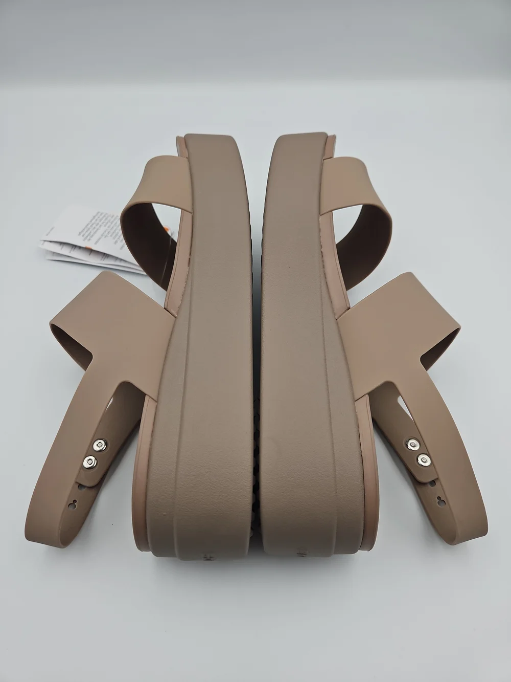 Crocs Women’s Platform Sandal in Taupe